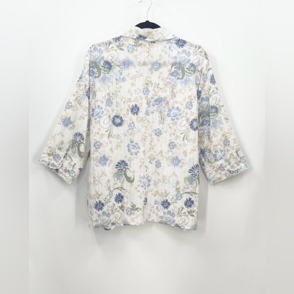 Vintage CARROLL REED Floral Shirt - Picture 4 of 4